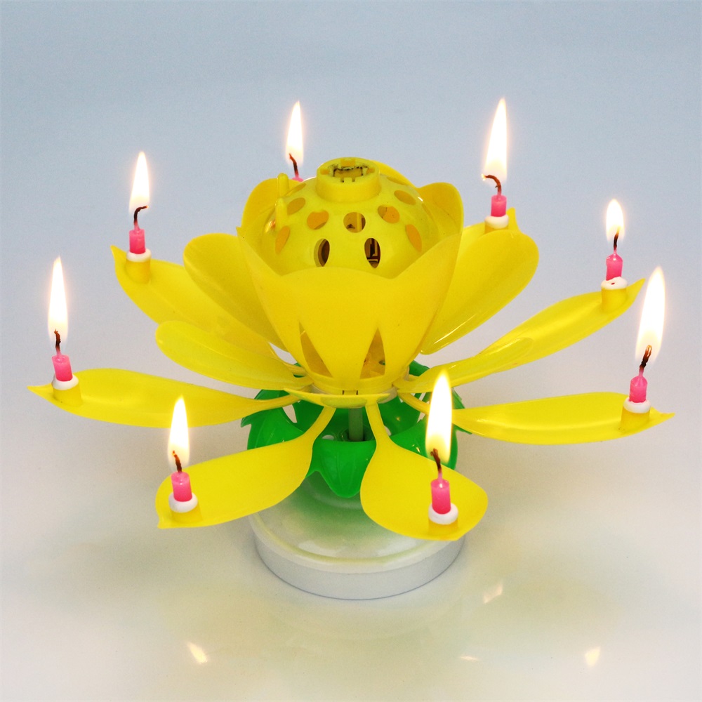 Magic Blossom Lotus Birthday Candle
