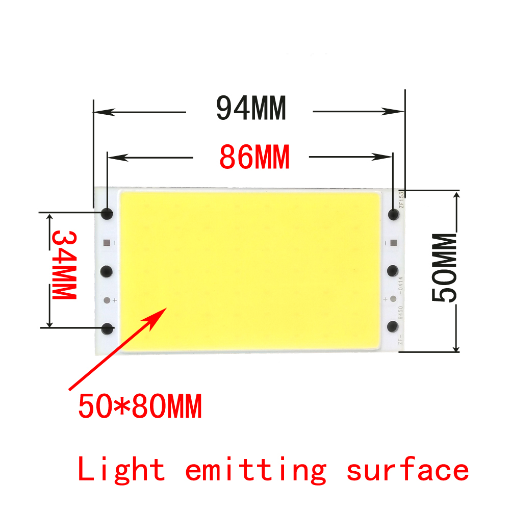 ZDM DIY 20W LED Square Integrated Light Source Board (DC12-14V 1600mA)