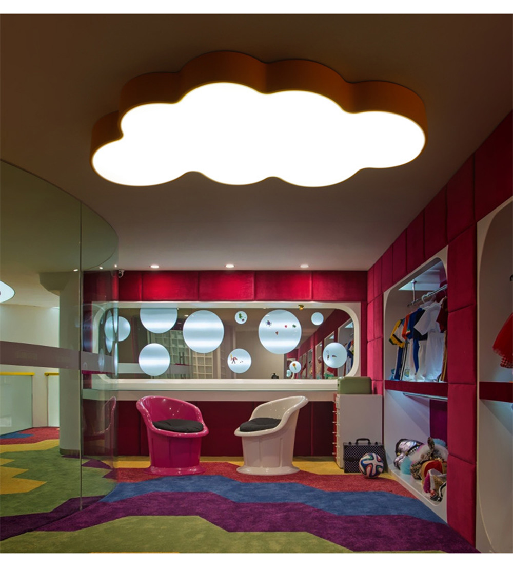 BRELONG LED Cloud Ceiling Light Children's Bedroom Cartoon Lights 60 x 40 x 9cm 36W White Light