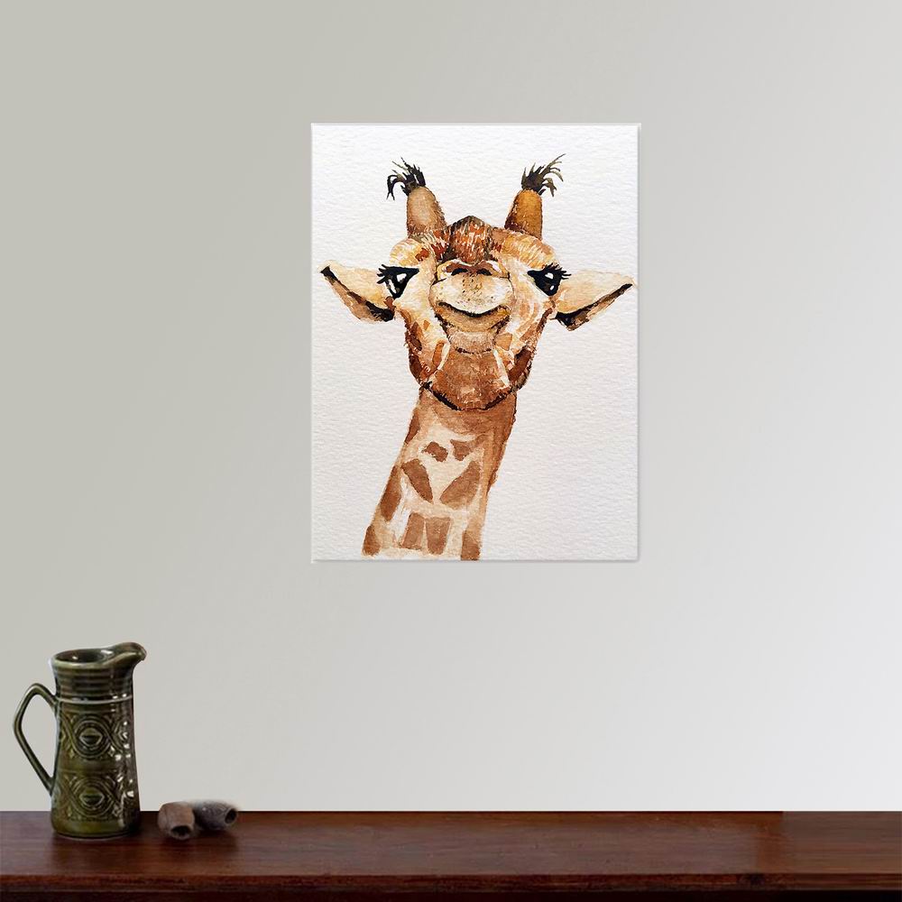 W046 Giraffe Unframed Art Wall Canvas Prints for Home Decoration