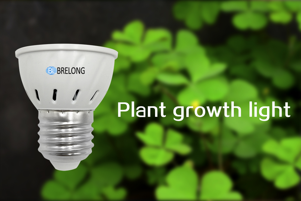 BRELONG E27 E14 GU10 MR16 72LED 2835 Plant Growth Light AC 110-130V 1PC