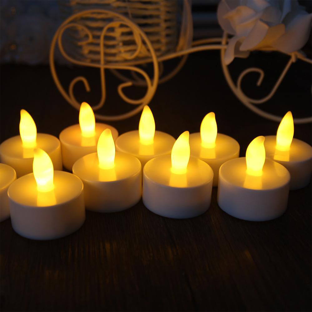 10PCS Romantic Wedding Decor Flameless LED Candle Light
