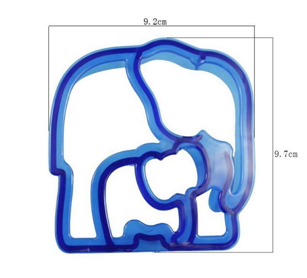 Elephant Shape Kid Lunch Sandwich Toast Cookie Cutter Cake Bread Biscuit Mold