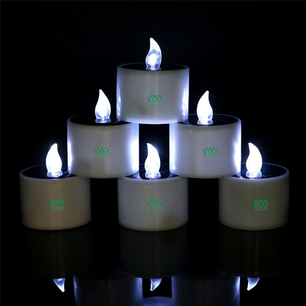 YWXLight Solar Power Candles Lamp Night Light for Decoration