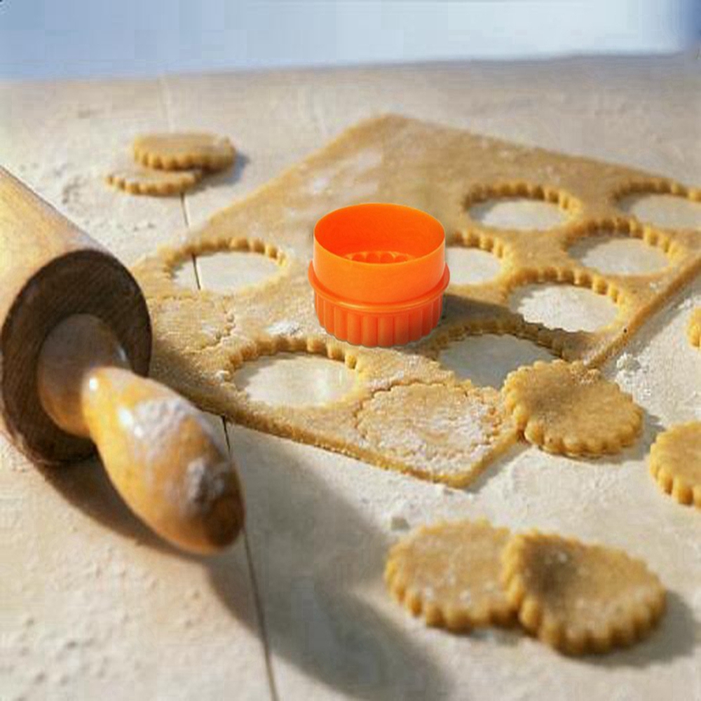 6pcs Circular Multi-size Cookie Cutter Set Biscuit Fondant for Kid Sandwich Mold