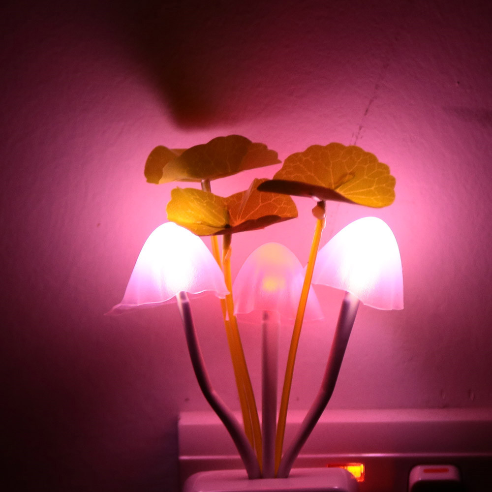 Novelty Night Light Induction Dream Mushroom Fungus LED Lamp MULTI