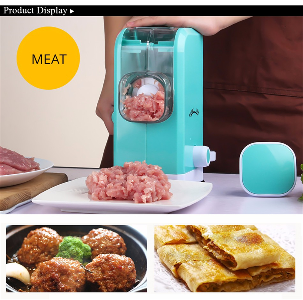 Home Manual Meat Grinder With Creative 6 Stainless Steel Blades