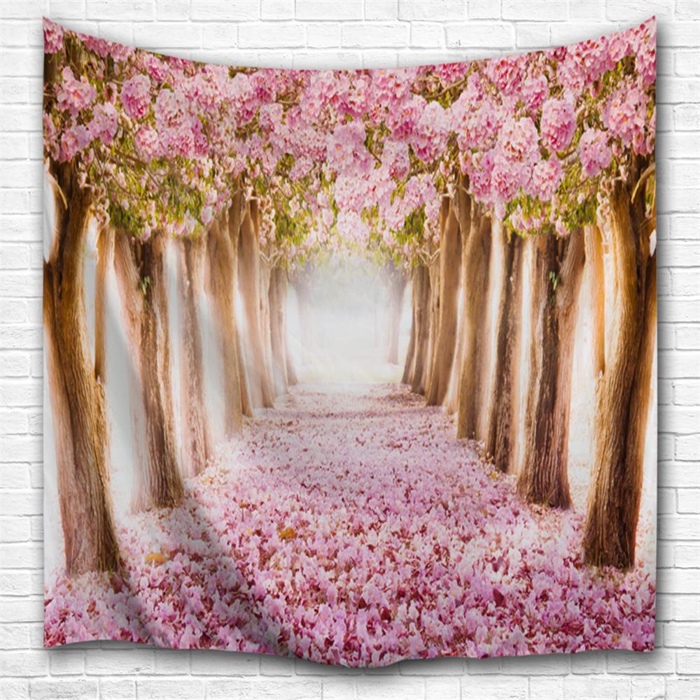 Fallen Flowers 3D Printing Home Wall Hanging Tapestry for Decoration