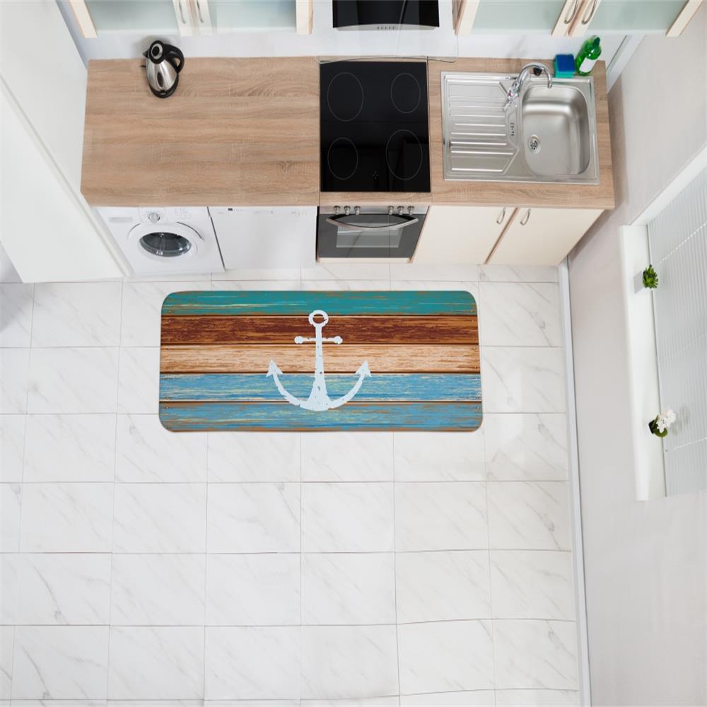 Board Anchor Super Soft Non-Slip Bath Door Mat Machine Washable Quickly Drying