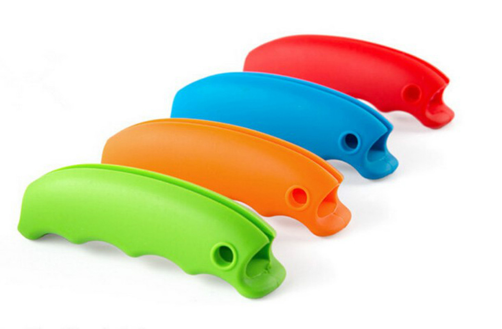 Candy-Colored Portable Silicone Hanging Tray Bag