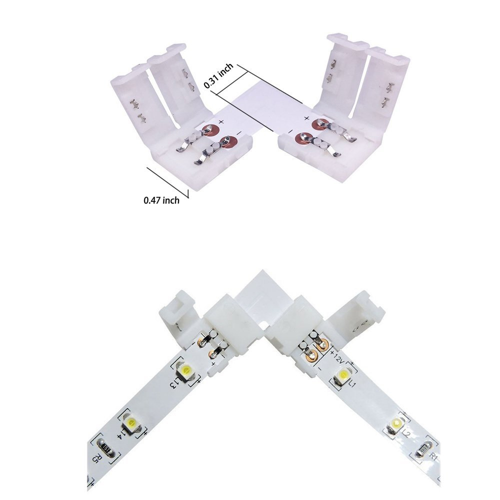 ZDM 1-3.5M USB 5V 5050 TV Flexible Strip and L Type LED Strip Connector