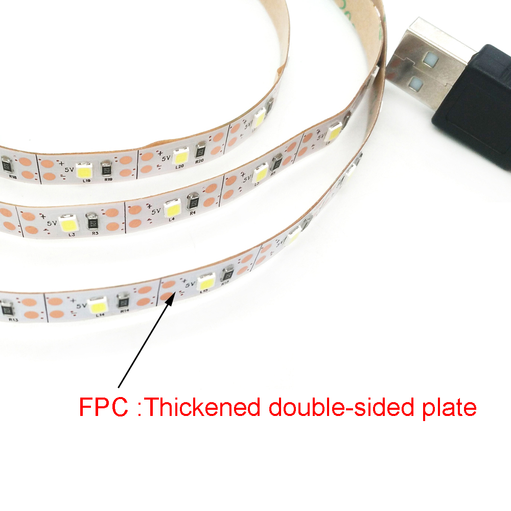ZDM 1-3.5M USB 5V 5050 TV Flexible Strip and L Type LED Strip Connector