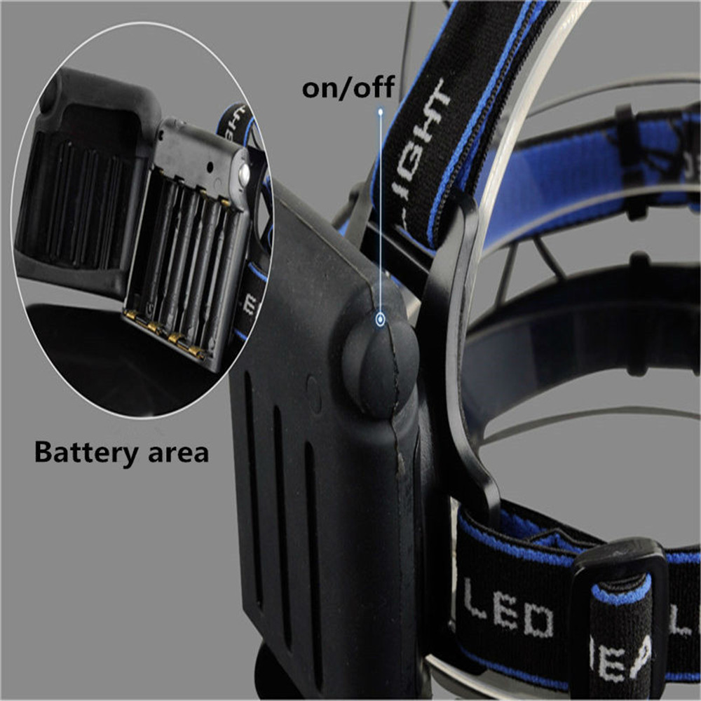 Cree XM - L T6 1000lm 3 - Mode AA Battery LED Headlamp