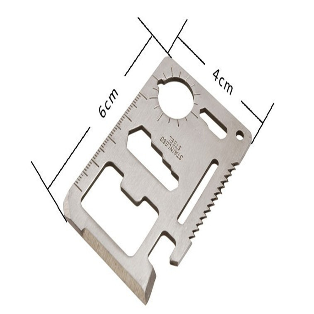 Multifunctional Stainless Steel Card Knife Opener