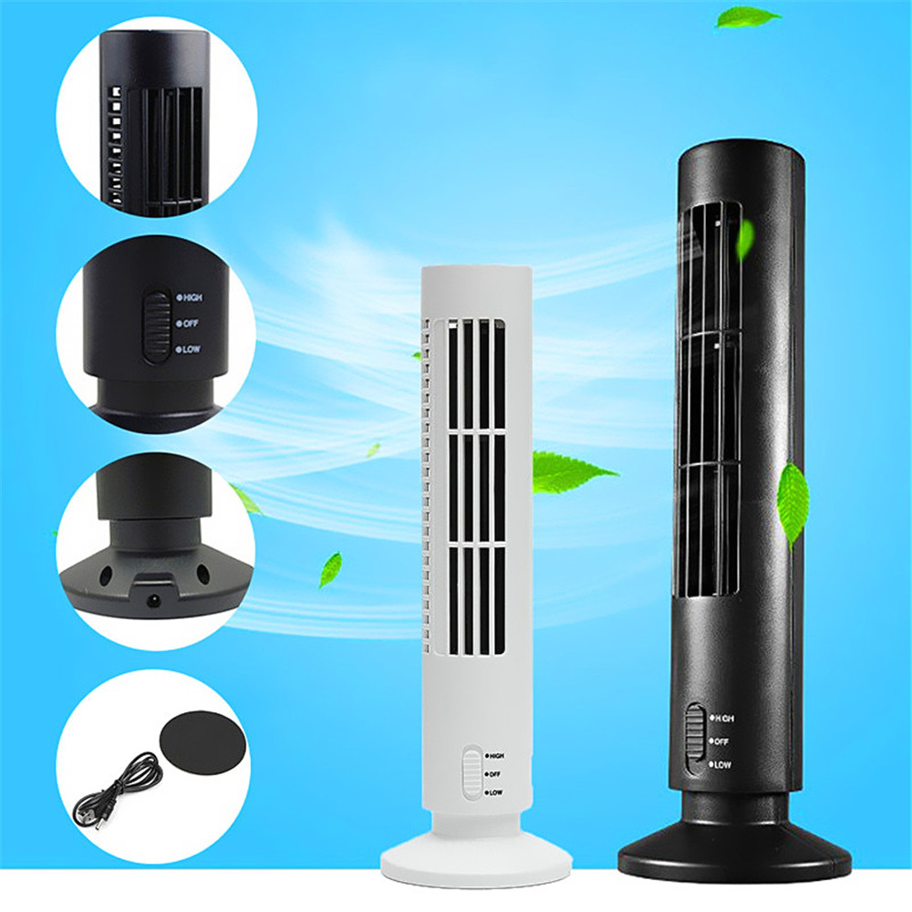 Portable Mini USB Tower Fan Cooling Air Conditioner for Home Office