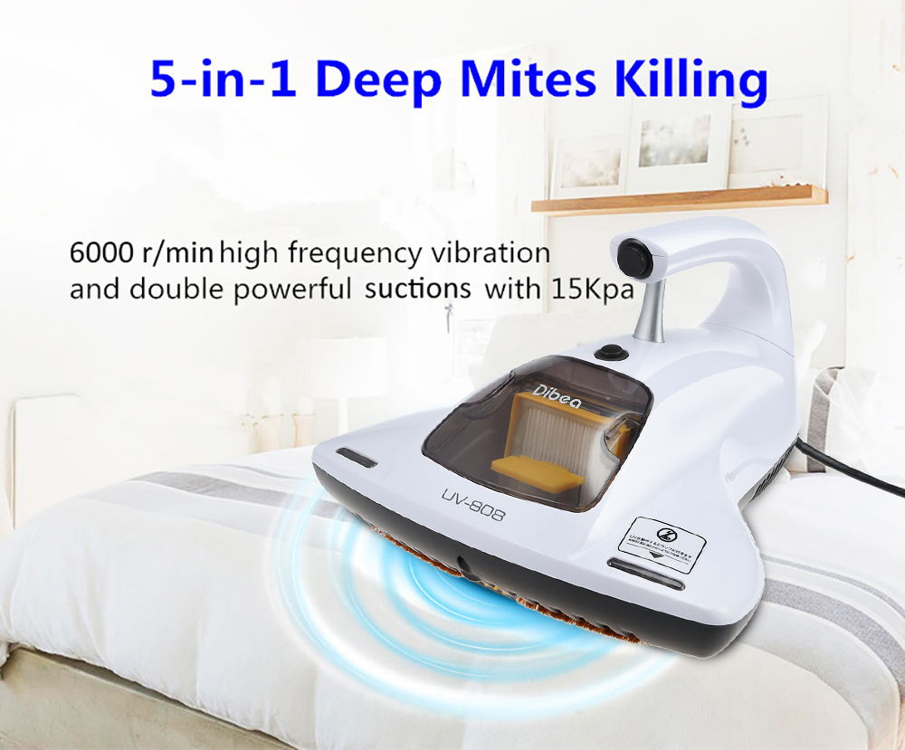 Dibea UV - 808 Handheld Ultraviolet Light Dust Mites Vacuum Cleaner