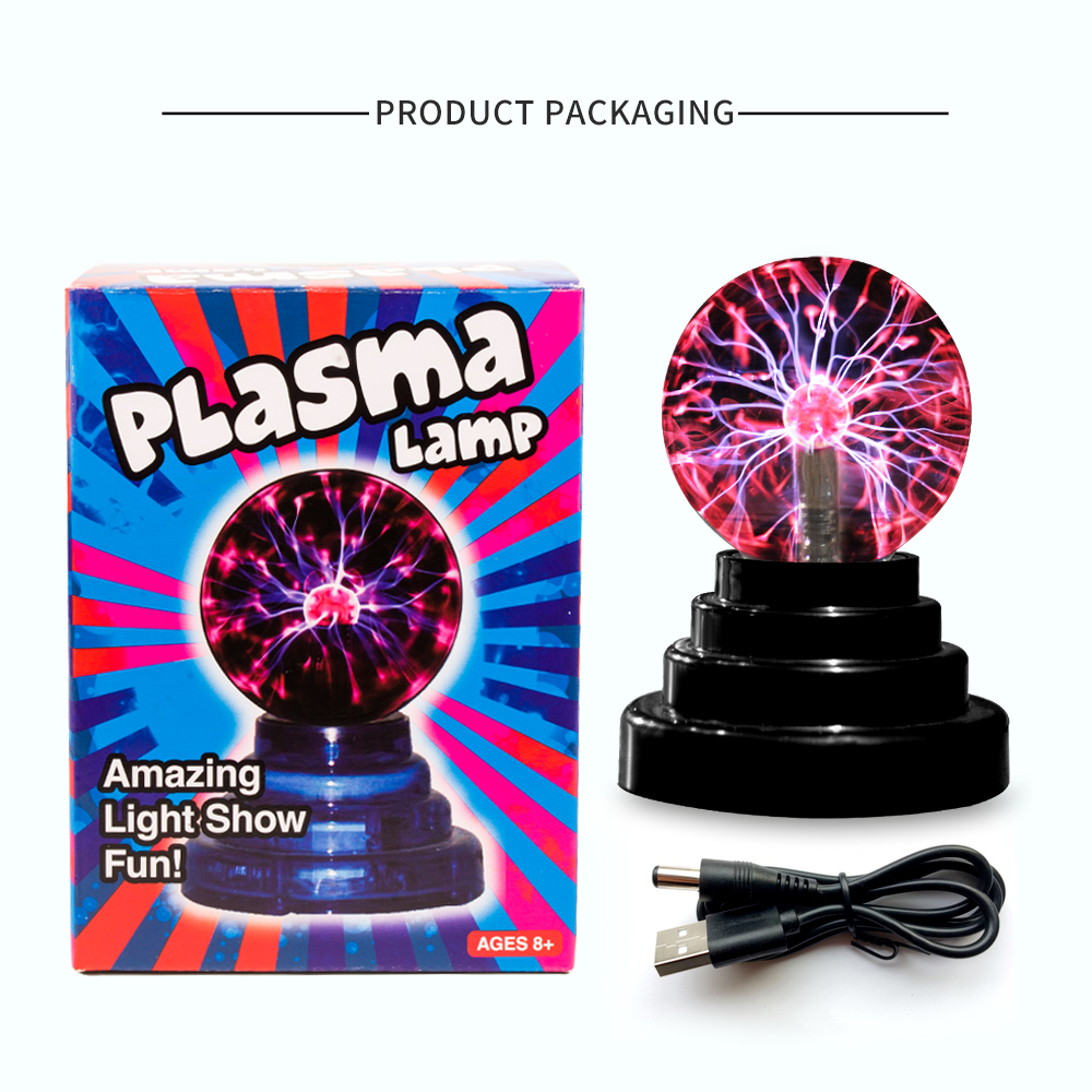Gifted Touching Decoration Glass Plasma Ball Lamp
