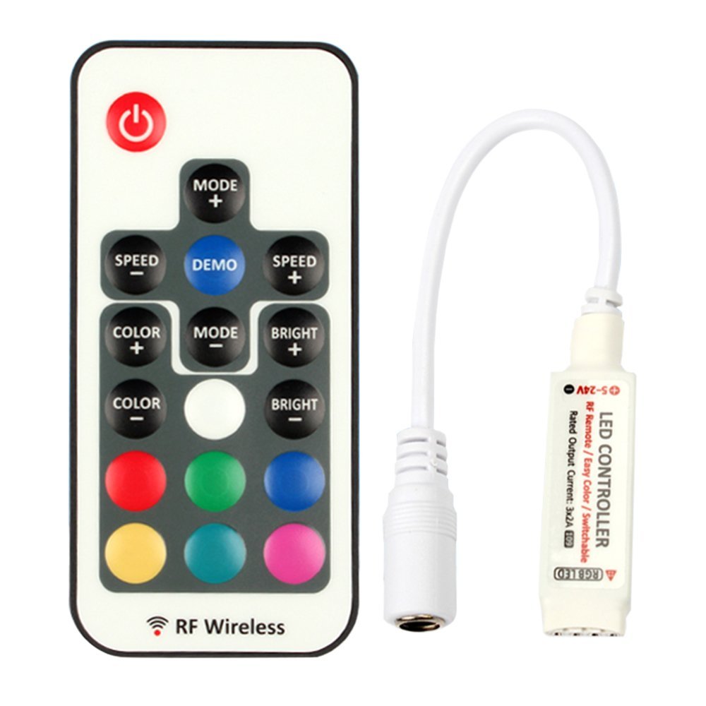 Wireless RF 17 Key RGB LED Remote Control Dimmer