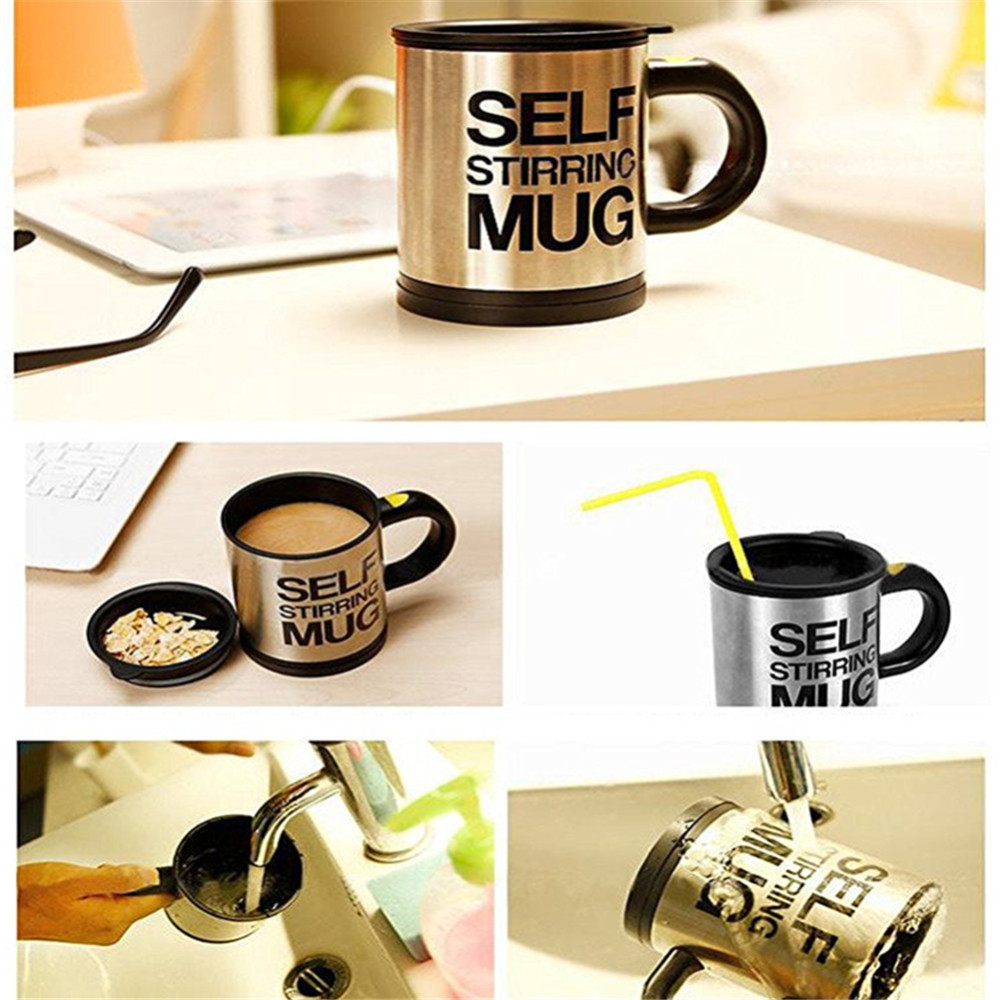 400ML Self Stirring Mug Double Insulated Automatic Electric Coffee Cup