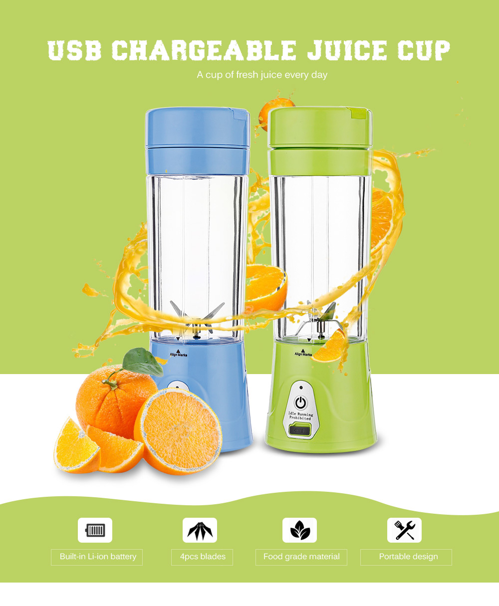 USB Charge Healthy Fruit Stirring Multifunctional Juicer Cup
