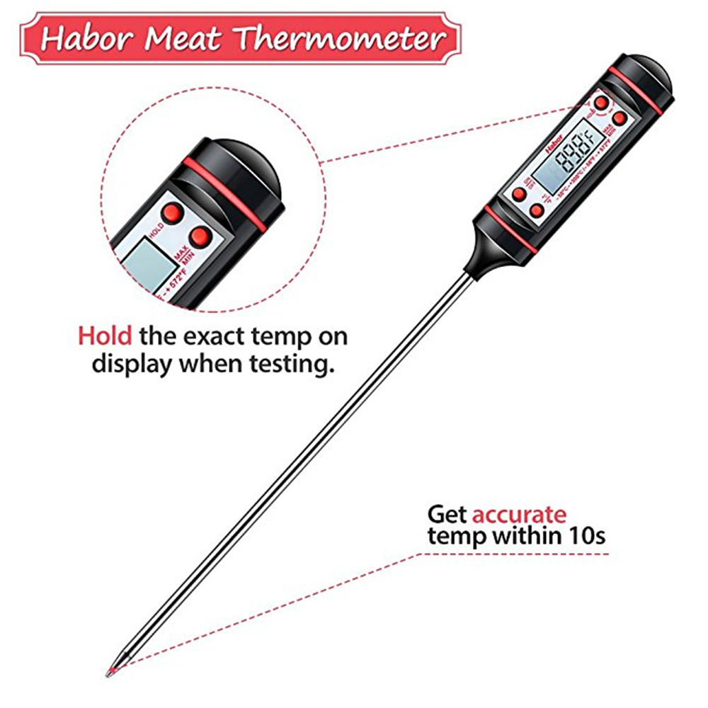Kitchen Thermometer for Meat Water Milk Cooking Food