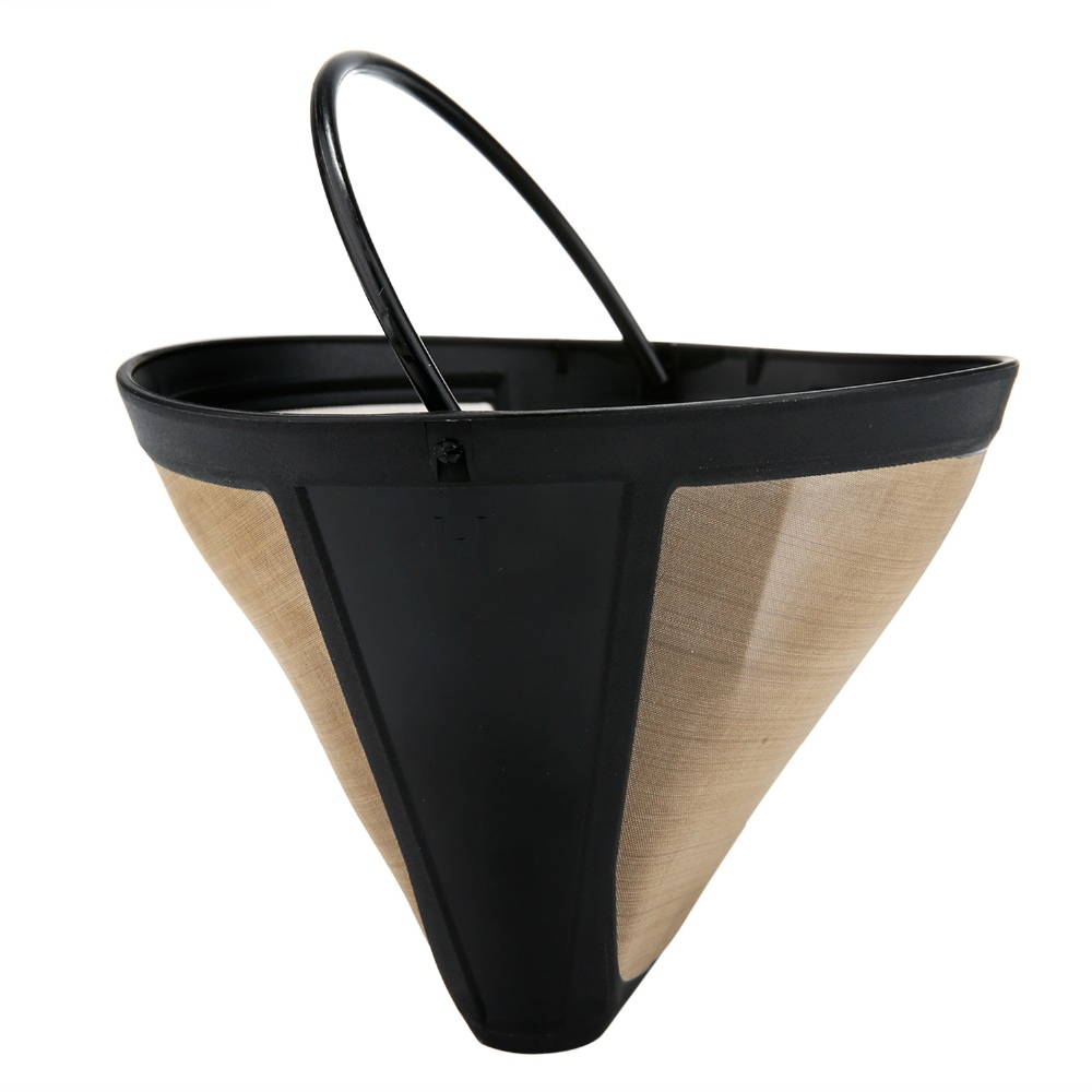 Cone Shape Permanent Coffee Filter 10-12 Cup