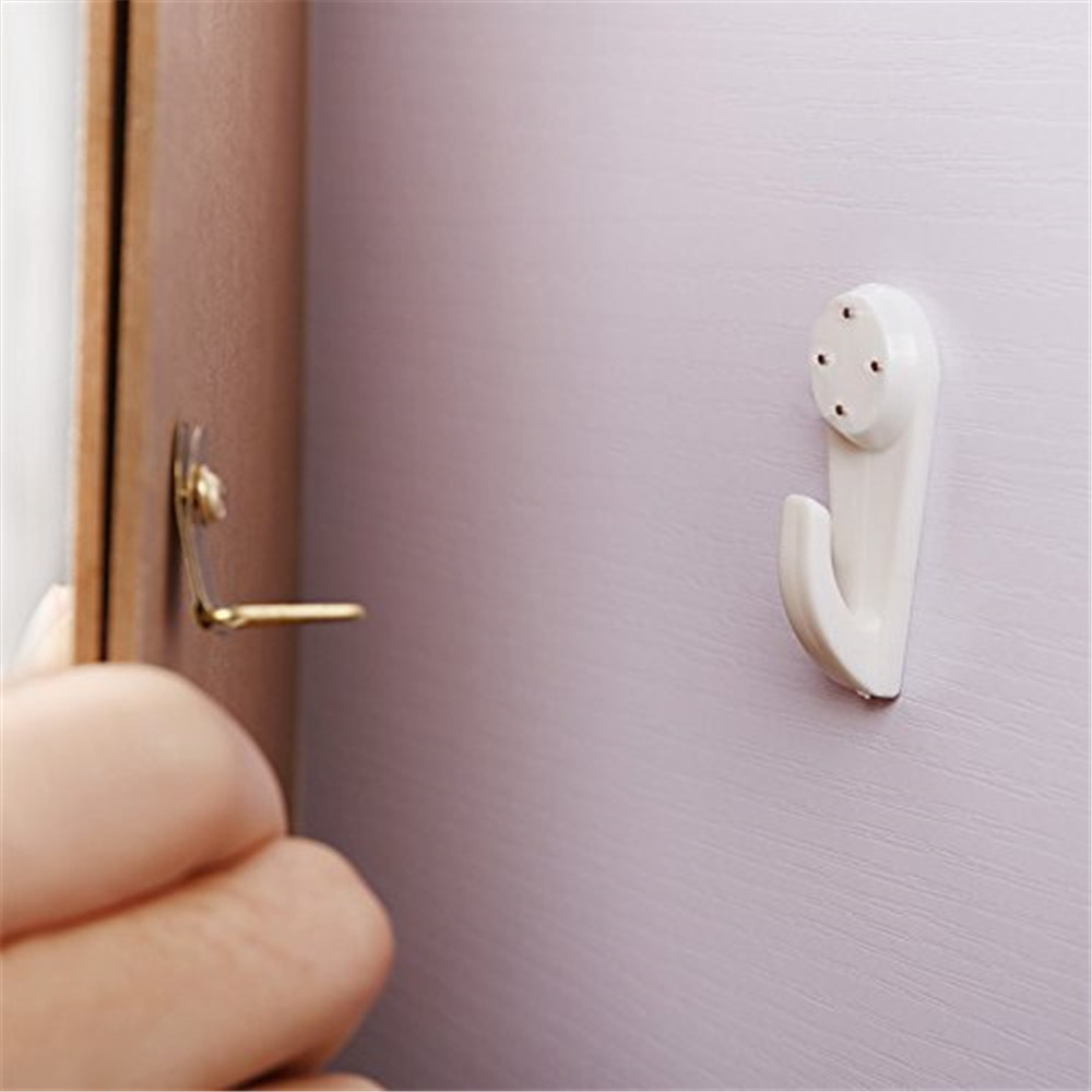 Wall Picture Hooks Invisible Traceless Drywall Hangers Hanging Frame