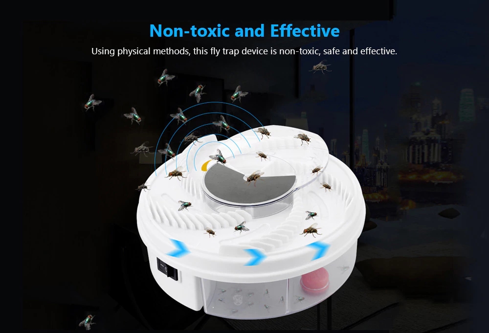 USB Automatic Flycatcher Fly Trap Pest Reject Control Catcher Mosquito