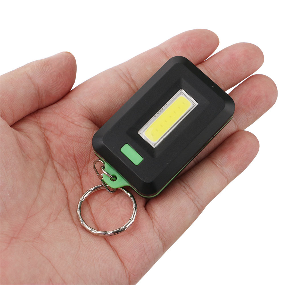 Mini LED Flashlight Keychain Portable Keyring Light Torch Key Chain