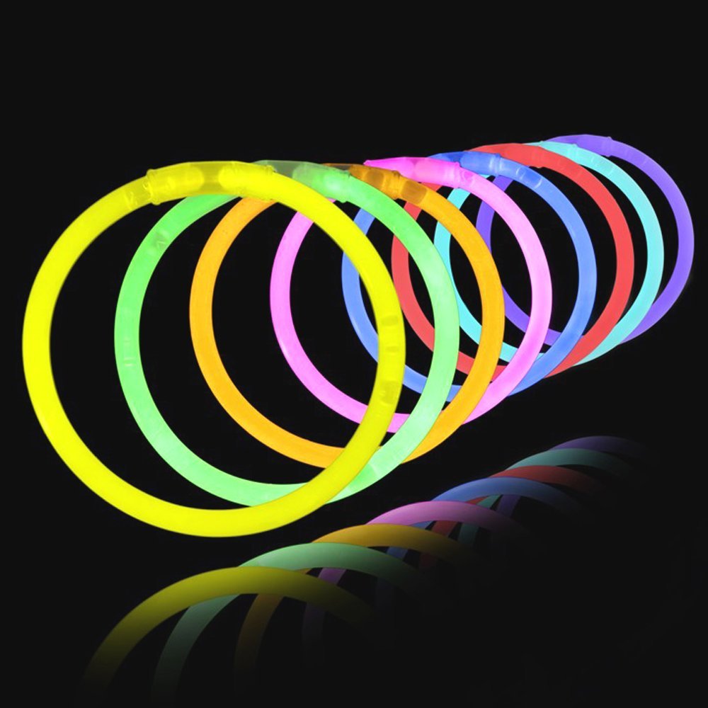 Light Up Toys Glow Stick Bracelets Mixed Colors Party Favors Supplies 40pcs