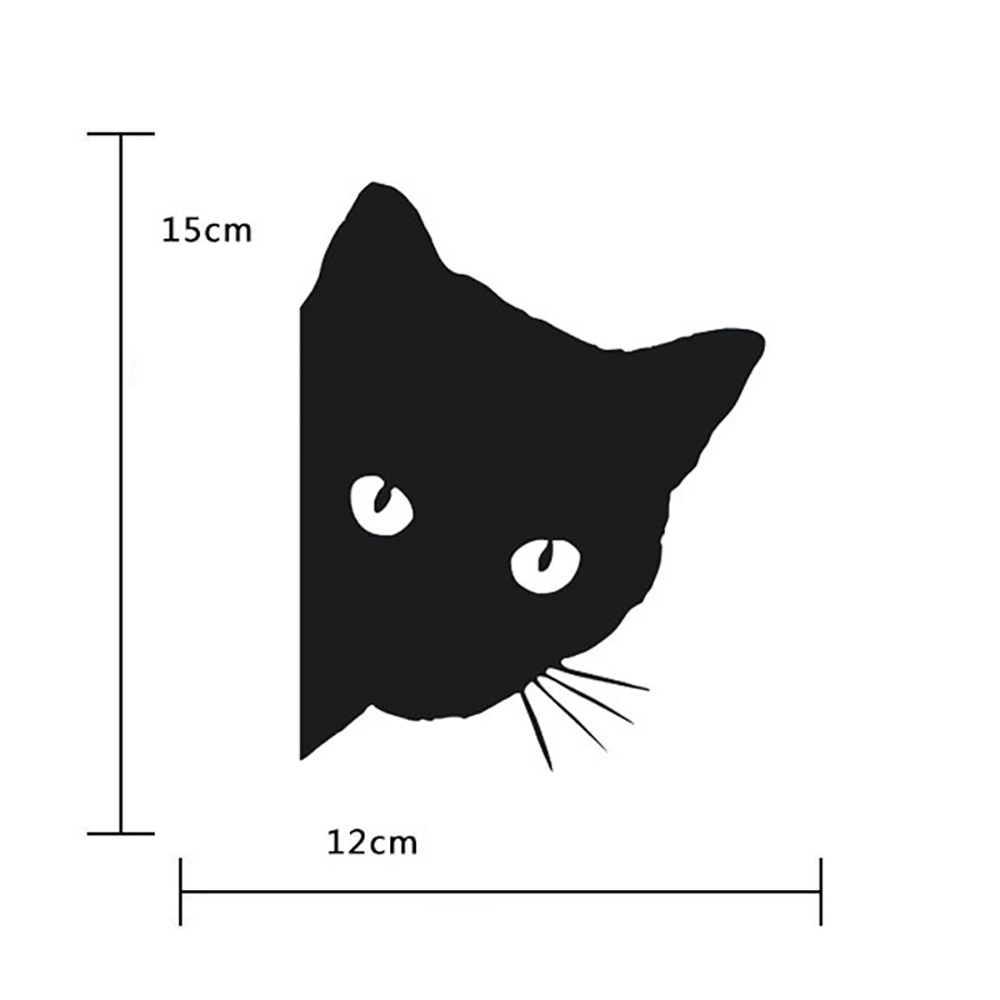 Cartoon Cat Car Sticker Reflective Personality Body