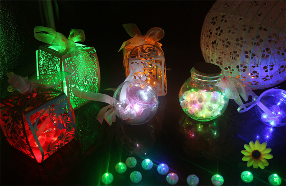 10PCS LED Round Ball Balloon Light Paper Lantern Wedding Party Decor