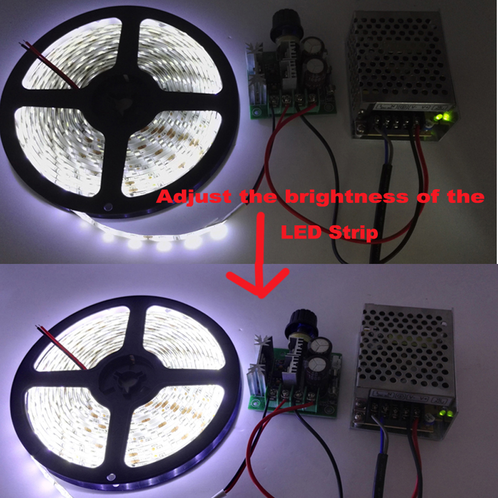 DC12V LED Light Dimmer Voltage Regulator Dimmers for LED Strip Light
