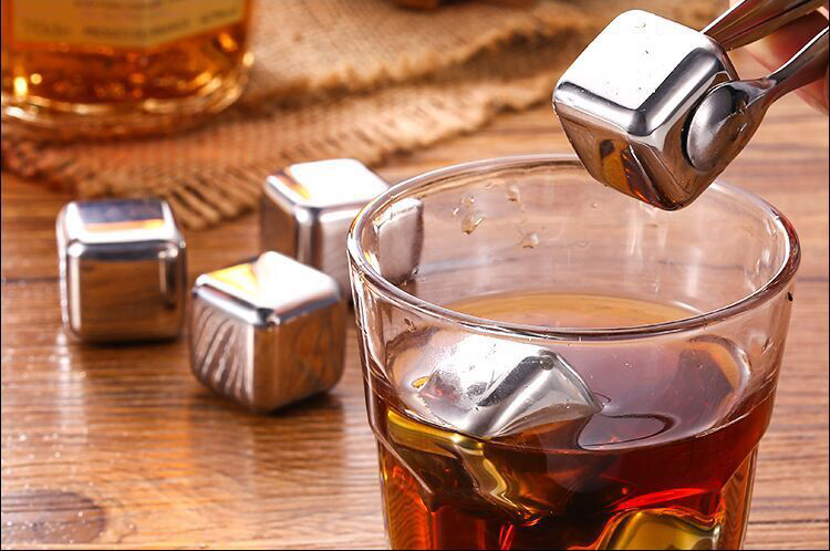 Stainless Steel Whisky Ice Cubes Bar KTV Supplies Magic Wine Beer Cooler
