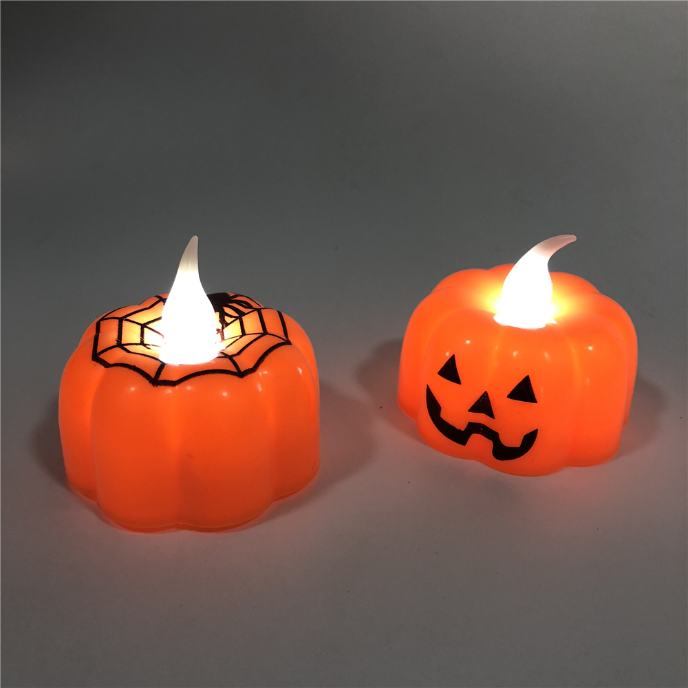Pumpkin LED Electronic Candle Lamp Halloween Decoration