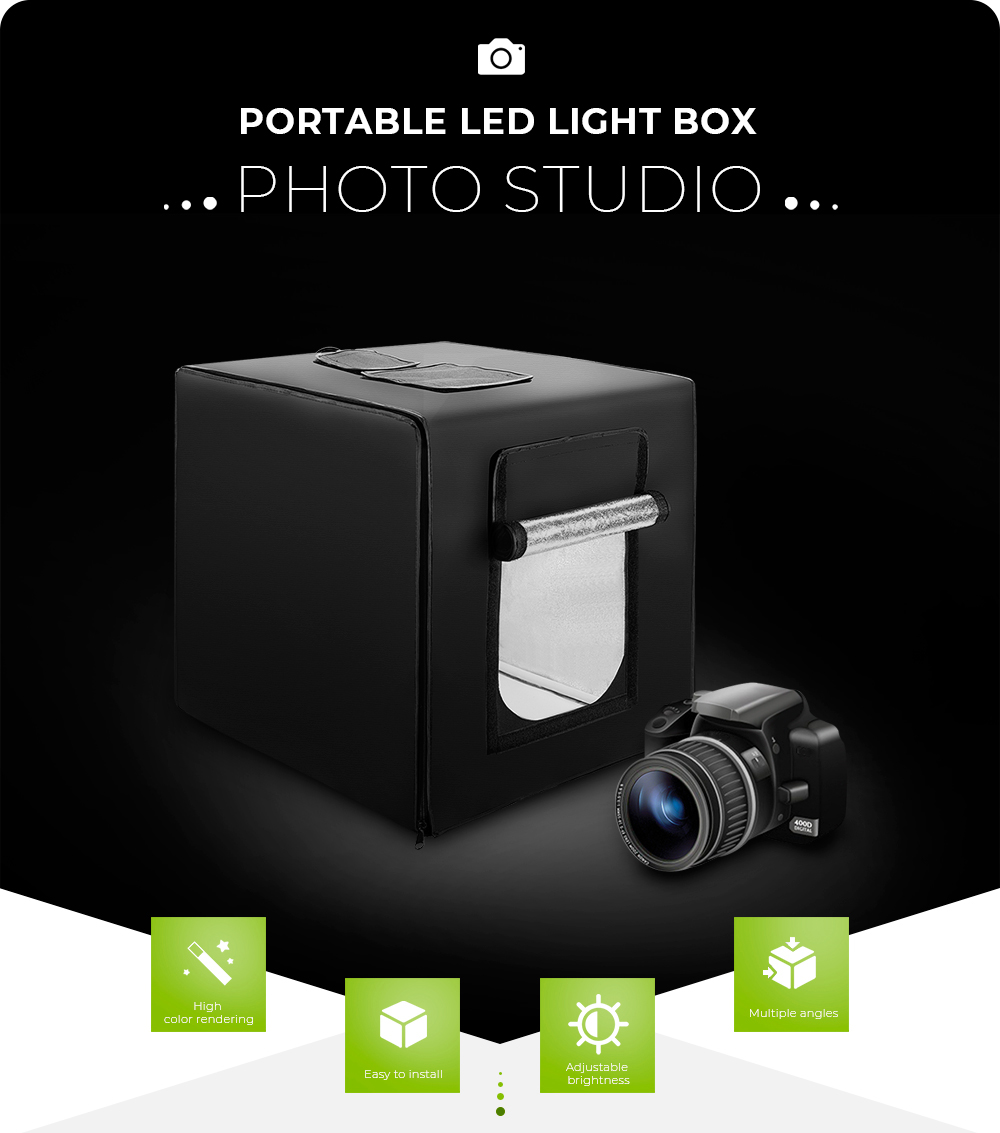 FX - 50 Photo Studio LED Light Box Professional Photography Tent Kit