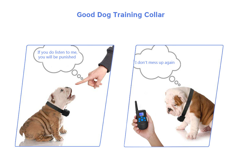 Rechargeable Remote Dog Training Collar 150m Range for Small Medium Large Size