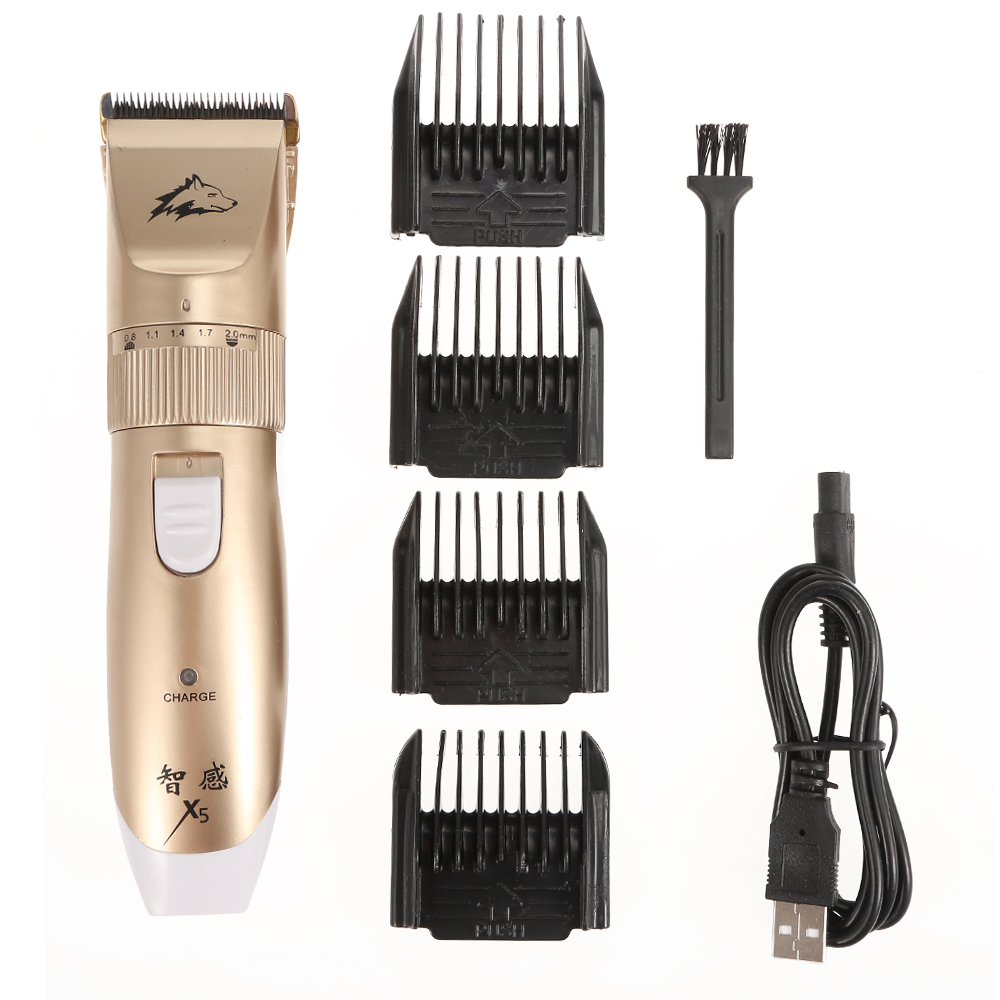 Zhigan X5 Electric USB Animal Pets Shaver Hair Trimmer Intelligent Razor