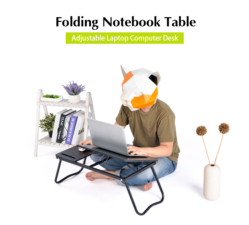 Folding Notebook Table Adjustable Laptop Computer Desk