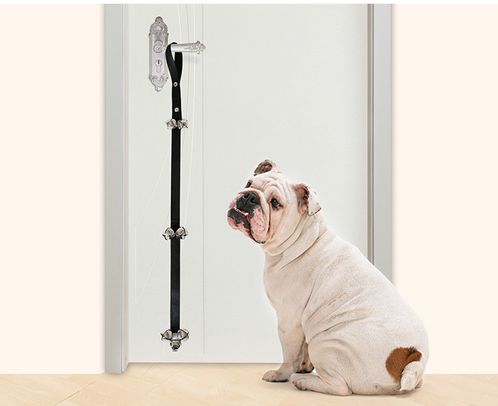 Adjustable Dog Door Bells Potty Pet Training Puppy