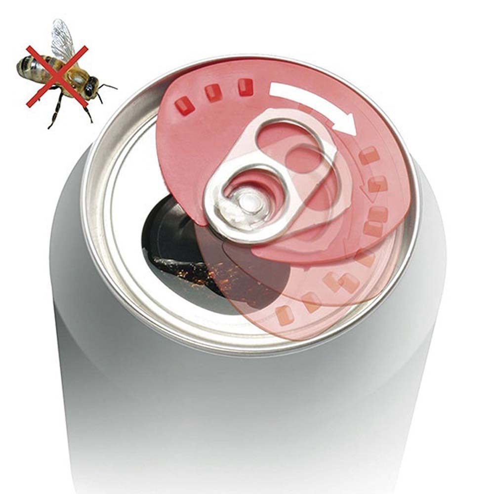 5 PCS Beverage Can Lid Soda Beverage Drink Snaps Tops Cover Beer Champagne Wine