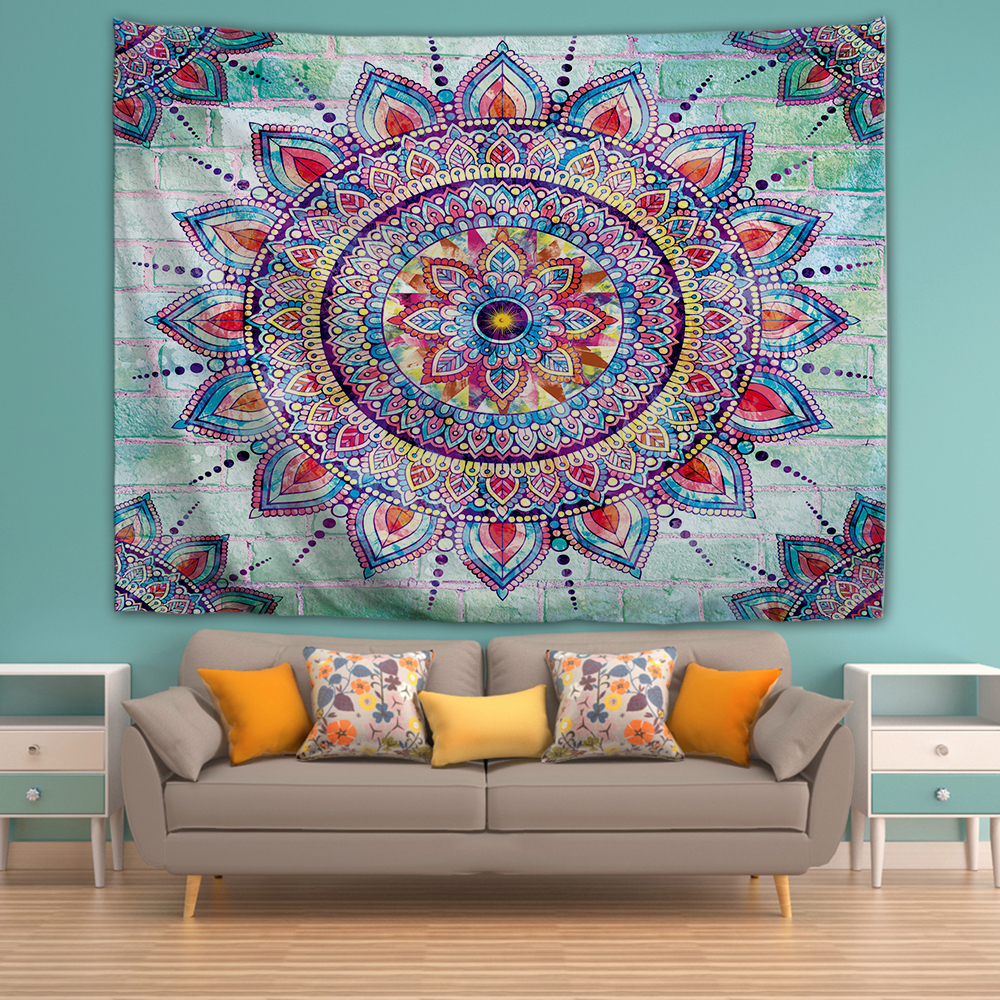 Web Celebrity Mandala 3D Printing Home Wall Hanging Tapestry for Decoration