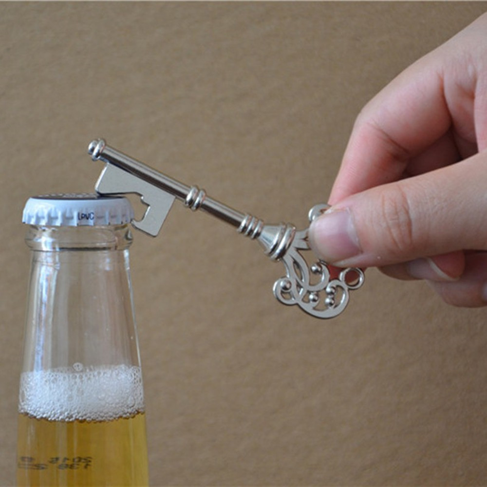 Metal Retro Key Beer Bottle Opener Keychain Holiday Gift