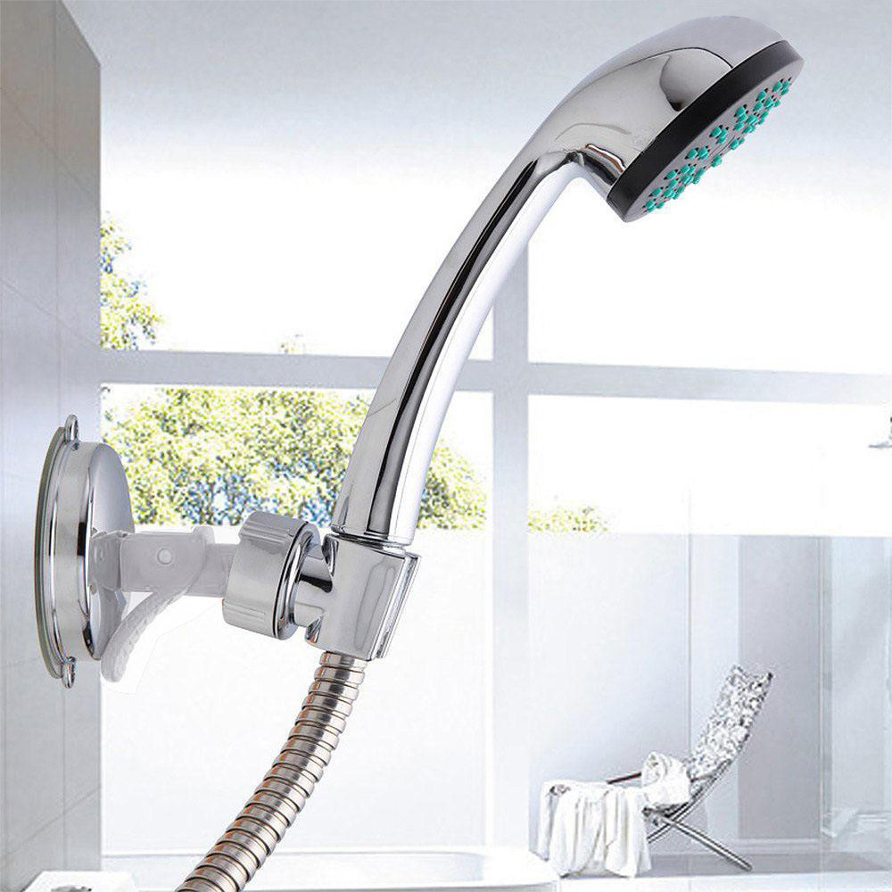 Bathroom Adjustable Shower Head Holder Suction Cup Fixed