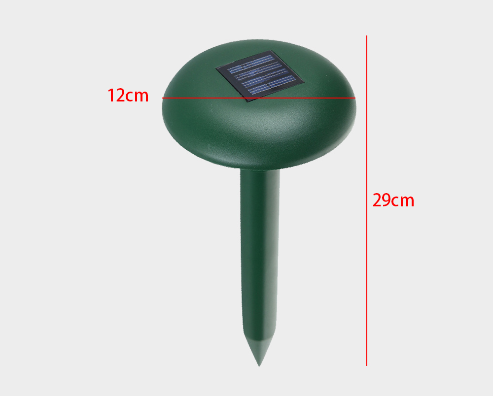 Outdoor Solar Powered Ultrasonic Mouse Repeller Pest Control Device