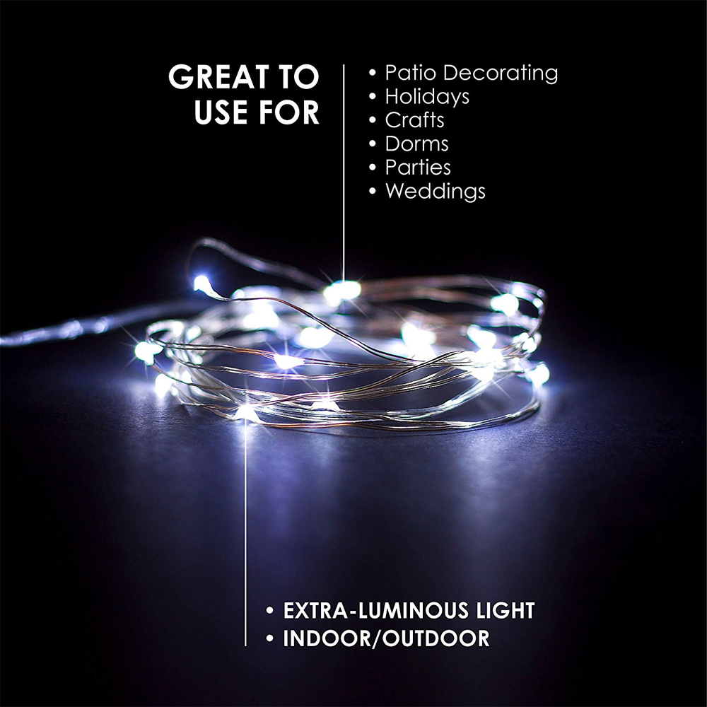 ZDM 500CM 3W 50LEDs Waterproof Outdoor String Light for Festival Christmas Party Decoration with RF 13Key Controller
