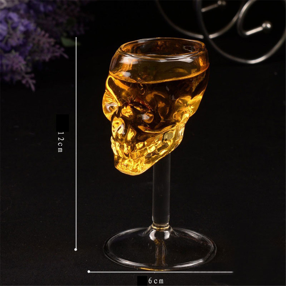 High Boron Silicon Glass Vodka Whisky Observation Skulls Wine Goblet