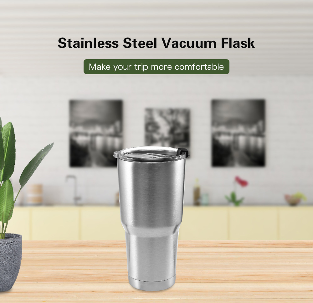 Double Vacuum Insulation Stainless Steel Outdoor Travel Cup