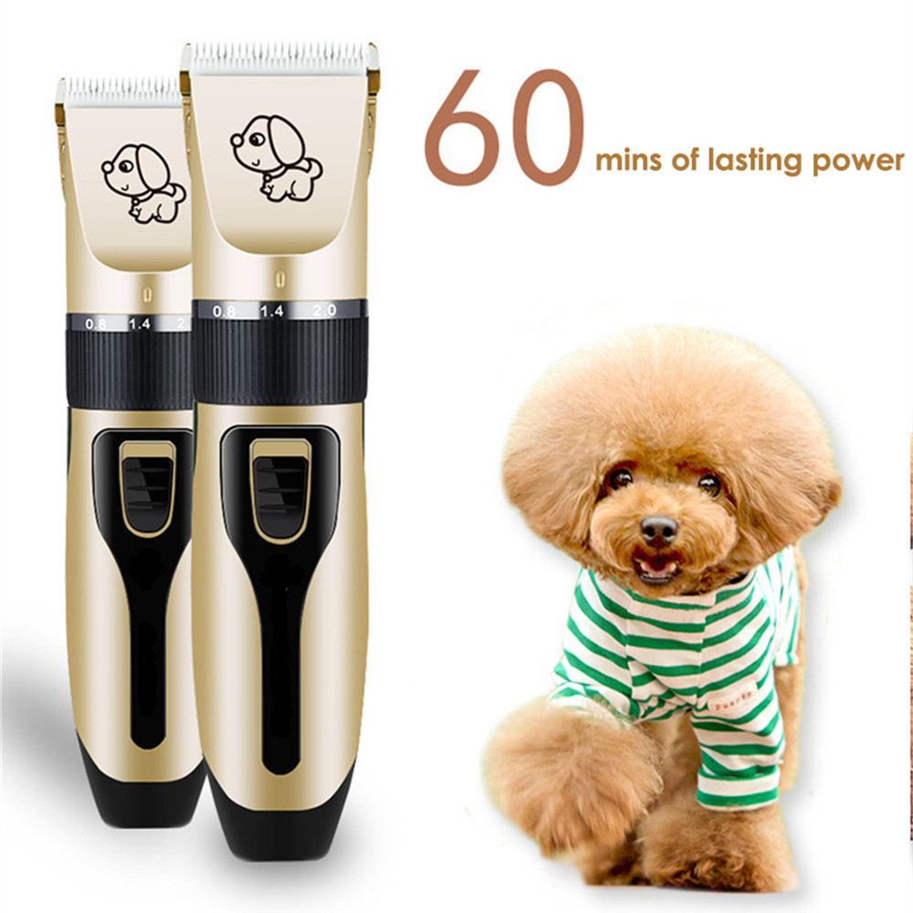 Low Noise Cordless Dog Grooming Kit Electric Clippers Trimming for Pet and Cats