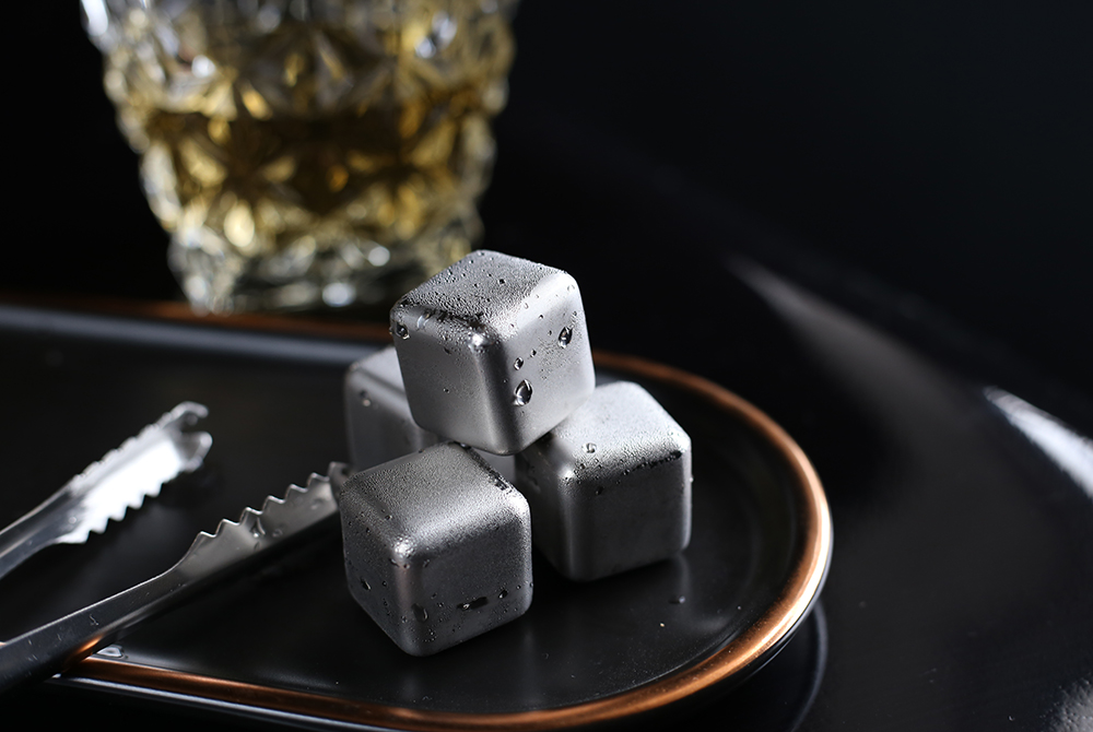 H04 SUS304 mirror polished ice cube set